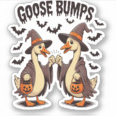 Goose Bumps Halloween Witch Herfst Sticker (Voorkant)
