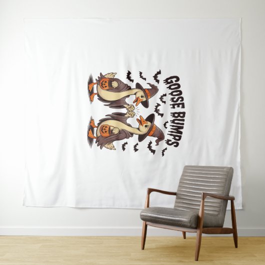 Goose Bumps Halloween Witch Herfst Wandkleed (In Situ (horizontaal))