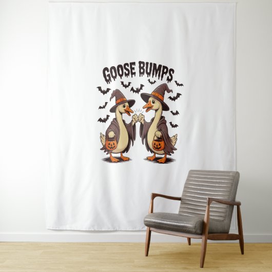 Goose Bumps Halloween Witch Herfst Wandkleed (In situ)