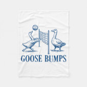 Goose Bumps Volleyball  Fleece Deken (Voorkant)