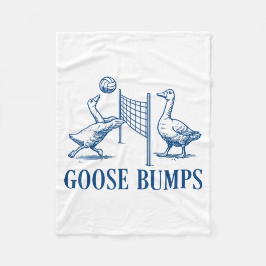 Goose Bumps Volleyball  Fleece Deken (Voorkant)