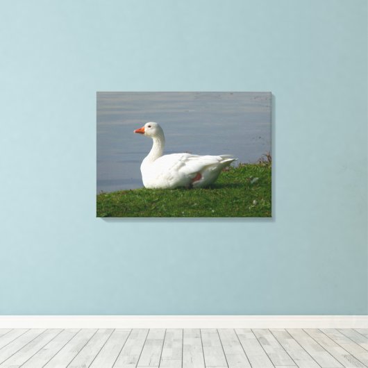 Goose Canvas Afdruk (Insitu (Houten vloer))