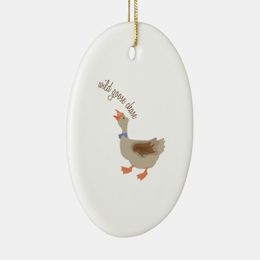 Goose Chase Keramisch Ornament (Rechts)