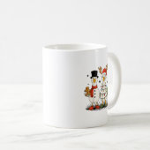 Goose Christmas Light Xmas Merry Goosmas Funny Chr Koffiemok (Voorkant rechts)