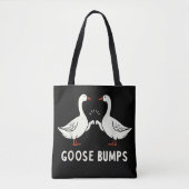 Goose Couple Funny Goose Bumps Sarcastic Goose Lov Tote Bag (Voorkant)