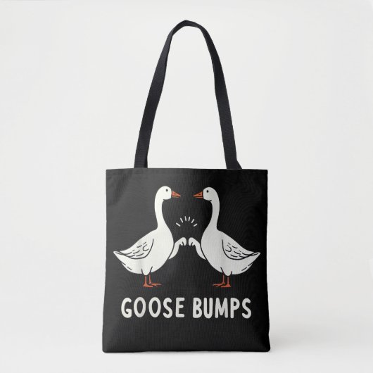 Goose Couple Funny Goose Bumps Sarcastic Goose Lov Tote Bag (Voorkant)