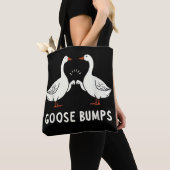 Goose Couple Funny Goose Bumps Sarcastic Goose Lov Tote Bag (Dichtbij)