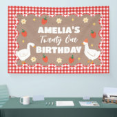 Goose craft Birthday party banner backdrop (Beurs)