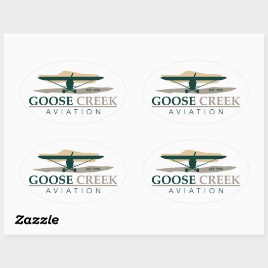 Goose Creek Aviation Sticker Decal (Vel)