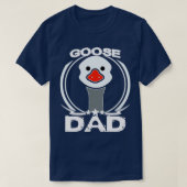 Goose Dad Fathers Day Gift for Dierenvrienden T-shirt (Design voorkant)