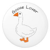 Goose Design Personalised Keramische Knop (Voorkant)