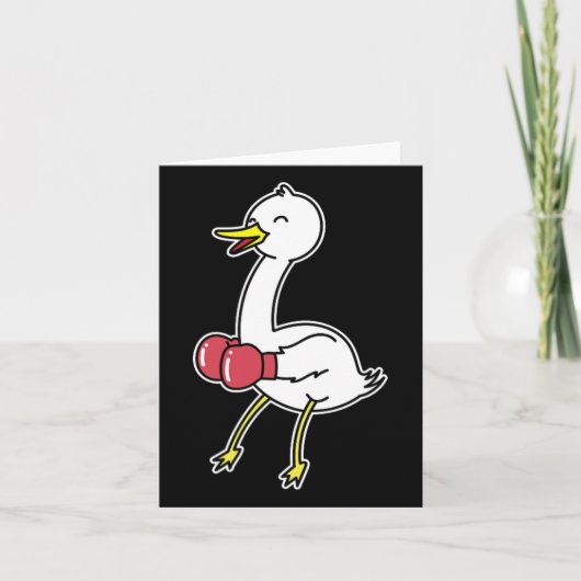 Goose Does Boxing Kaart (Voorkant)