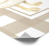 Goose Eerste Verjaardag Milestone Verjaardag Poster (Hoek)