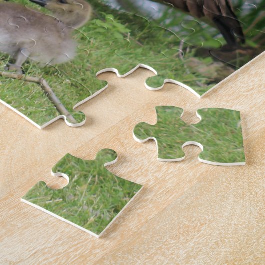 Goose en Goslings Legpuzzel (Zijkant)