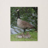 Goose en Goslings Legpuzzel (Verticaal)