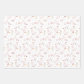 Goose Family Christmas Wrapping Paper Sheets (Voorkant 2)