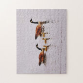 Goose Family of Five Natuur Puzzle Legpuzzel (Verticaal)