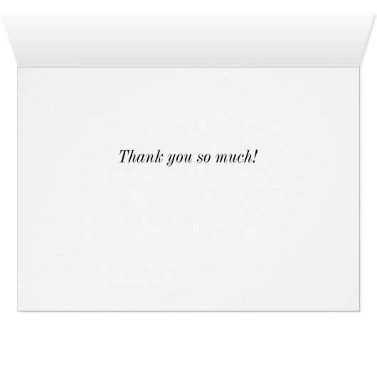 Goose Feathers Flowers Hartelijk dank (Binnen Horizontaal (Onder))