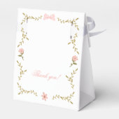  Goose Floral Baby shower Bedankdoosjes (Achterkant)