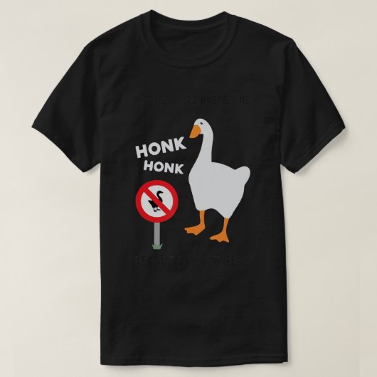 Goose Game Funny T-Shirt zonder titel (Design voorkant)