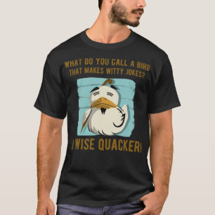 Goose Geese Duck Duck Gezegde Joke dog print pet T-shirt