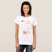Goose Golden Eg Design Personalized T-shirt (Voorkant volledig)