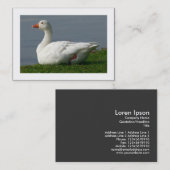Goose (Gorderachtig) Visitekaartje (Voorkant / Achterkant)