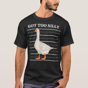 Goose Got Too Gekke Funny Gekke Goose Mugshot Meme T-shirt
