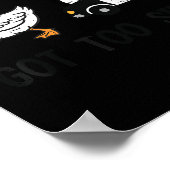 Goose Got Too Silly Lice Car Funny Animal Men Wome Poster (Hoek)