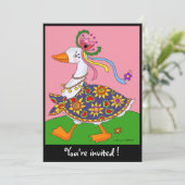 Goose haalt de Oekraïense volkskunst uit Kaart (Staand voorkant)