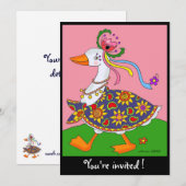 Goose haalt de Oekraïense volkskunst uit Kaart (Voorkant / Achterkant)