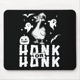 Goose Halloween Spooky Honk of Honk Witch Design Muismat