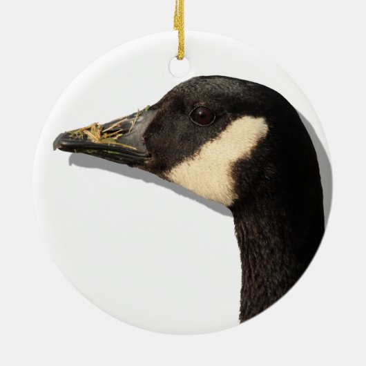 Goose Head Keramisch Ornament (Achterkant)