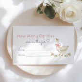 Goose Hoeveel snoepjes roze spel Informatiekaartje