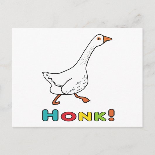 Goose Honk Briefkaart (Voorkant)