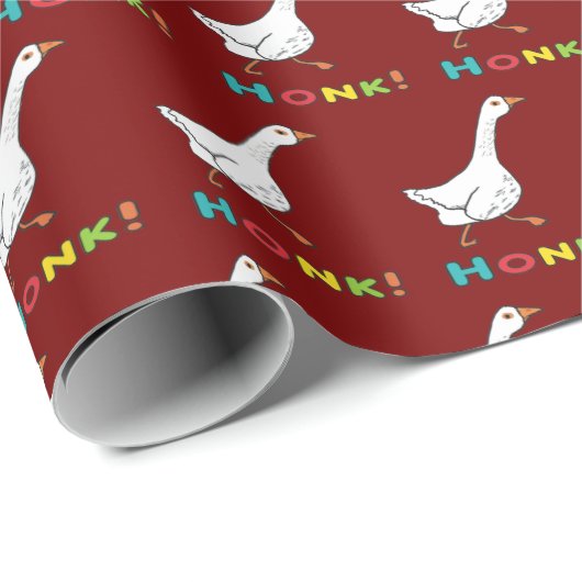 Goose Honk Cadeaupapier (Rol Hoek)