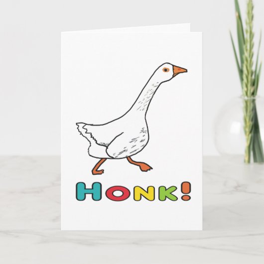 Goose Honk Kaart (Voorkant)