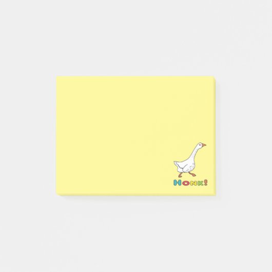 Goose Honk Post-it® Notes (Voorkant)