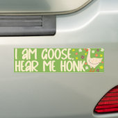 Goose Honking Bumpersticker (Op auto)