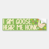 Goose Honking Bumpersticker (Voorkant)