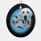 Goose hunter 3 keramisch ornament (Links)