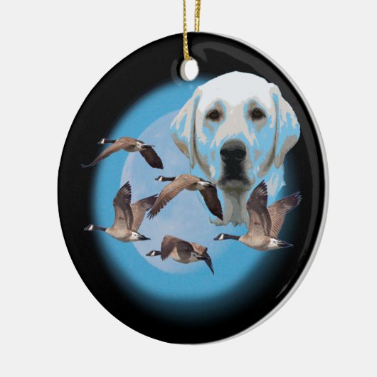 Goose hunter 3 keramisch ornament (Links)