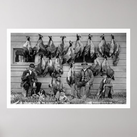 Goose Hunting Klamath Herfsten, Oregon Poster (Voorkant)