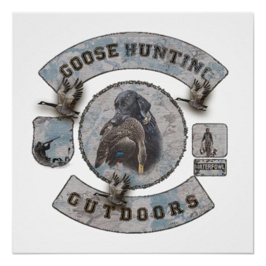 Goose Hunting Tapestry Perfect Poster (Voorkant)