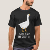Goose ik hou echt van Goose labrador mama labrad T-shirt (Voorkant)