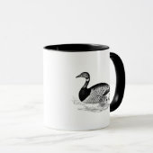  Goose Illustration - 1800 ganzen Sjabloon Mok (Voorkant rechts)