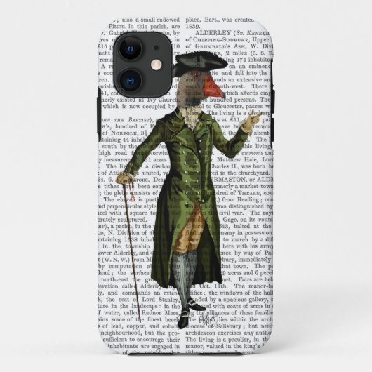 Goose in Green Regency Coat 2 Case-Mate iPhone Case (Achterkant)