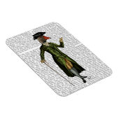 Goose in Green Regency Coat 2 Magneet (Rechterzijde)