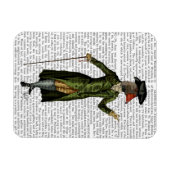 Goose in Green Regency Coat 2 Magneet (Horizontaal)