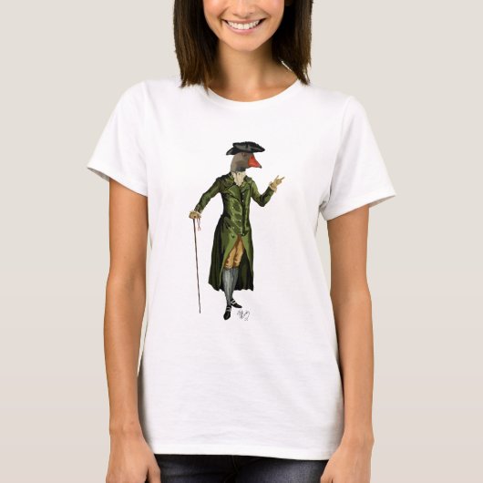 Goose in Green Regency Coat 2 T-shirt (Voorkant)